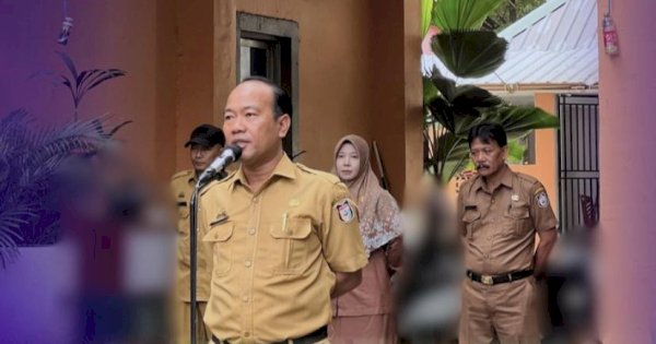 Pemerintah Kecamatan Tamalanrea Gelar Apel Pagi Dipimpin Kasi Kesra
