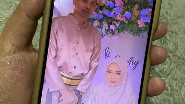 Foto undangan pernikahan online Asruddin. (Foto: GIta/HN)