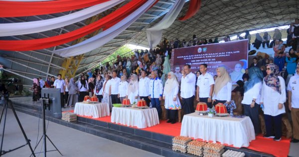 Tekan Angka Stunting, Pemkab Pangkep Usung Gerakan Gemar Makan Telur