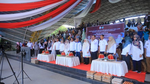 Tekan Angka Stunting, Pemkab Pangkep Usung Gerakan Gemar Makan Telur 