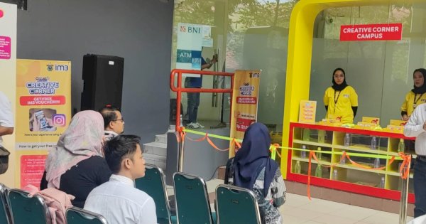 Indosat Luncurkan Creative Corner IM3 di Unhas, Dukung Mahasiswa Berinovasi