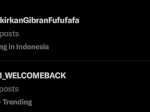 Duh, Tagar SingkirkanGibranFufufafa Trending di Media X