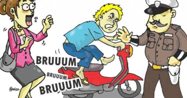 Musnakan 6801 Knalpot brong di Makassar: Satlantas Segara Bentuk Timsus