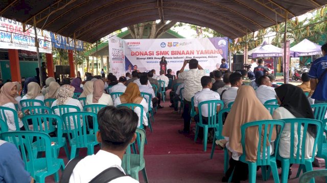 Ratusan SMK di Sulselbar Dapatkan Pembinaan dan Donasi dari Yamaha Institut