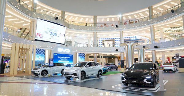 Empat Produk Unggulan Kendaraan Listrik BYD Meriahkan Pameran Mobil di Makassar