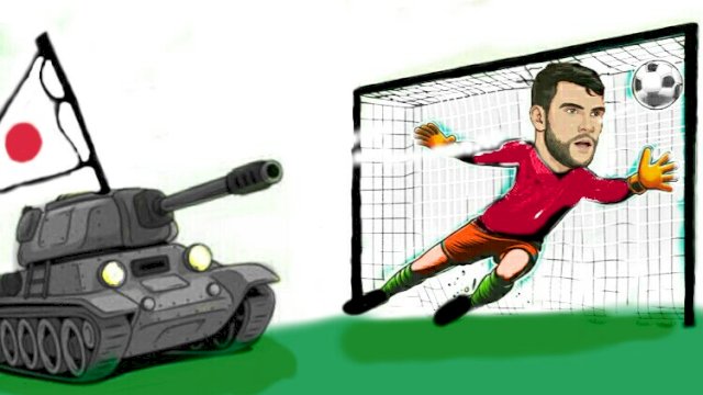Karikatur Timnas Indonesia kalah dari Jepang (Dodi/harian.news)