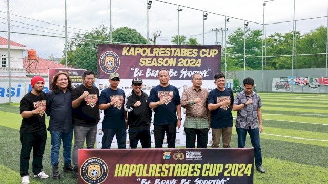 Danny Pomanto Buka Turnamen Kapolrestabes Cup 2024