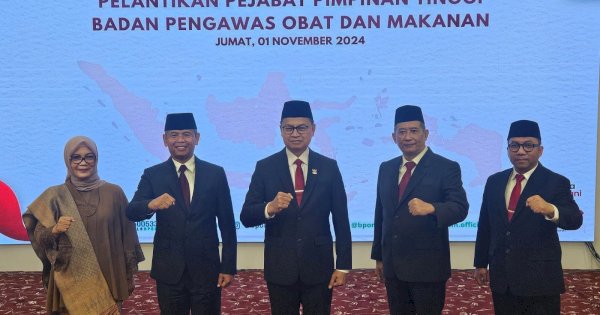 Taruna Ikrar Lantik Pejabat Lingkup BPOM: Berantas Mafia Obat dan Berdayakan UMKM