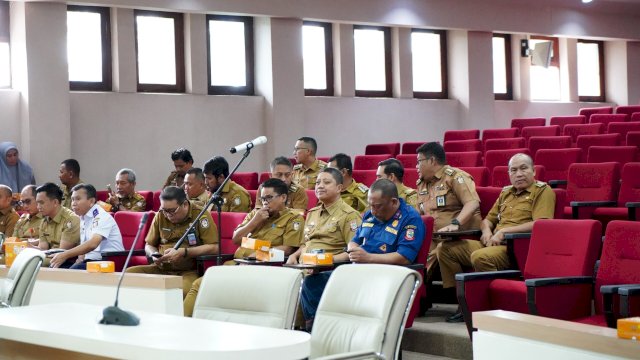 Kaban Kesbangpol Makassar Ikut Rapat Persiapan HUT ke-417 Kota Makassar