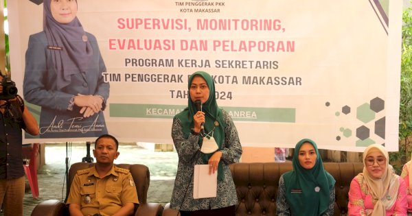 Evaluasi Pelaksanaan Program, TP PKK Kota Makassar Keliling 15 Kecamatan