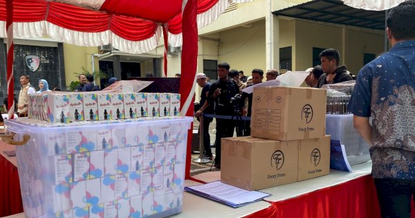 Mengandung Merkuri, Polda Sulsel Sita 6 Produk Skincare di Makassar