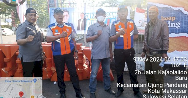 Tanpa Libur, Personil TRC Perumda Parkir Makassar Atur Parkiran HUT Makassar