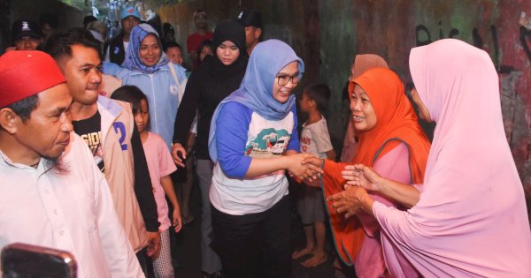 Rezki Perkuat Dukungan di Kawasan Padat Utara Kota, Sasar Ujung Tanah dan Tallo