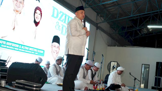Akhiri Masa Kampanye, Appi-Aliyah Gelar Zikir dan Doa Bersama Ribuan Pendukungnya 