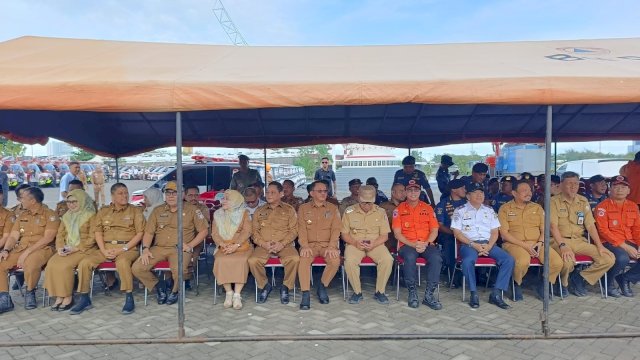 Andi Bukti Hadiri Apel Kesiapsiagaan Bencana Hidrometeorologi di Pantai Losari