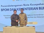 Taruna Ikrar MoU dengan Erick Thohir, BPOM Sinergi BUMN Majukan UMKM
