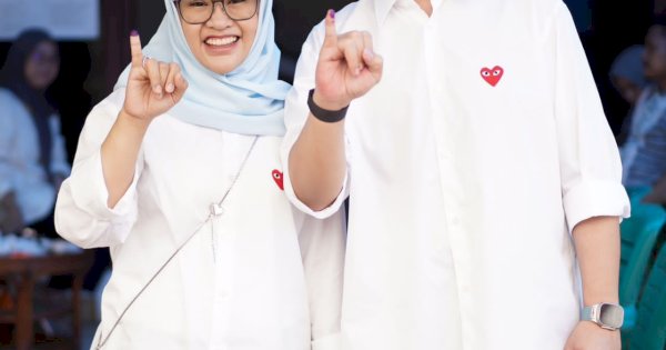 Salurkan Hak Pilih, Rezki Ajak Masyarakat Memilih Dengan Bijak