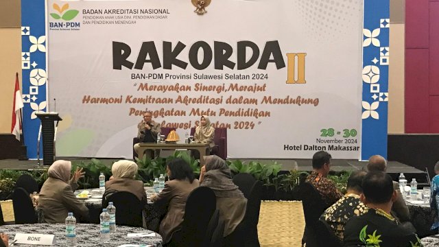 BAN-PDM Sulsel Gelar Rakorda II 2024, Tingkatkan Kinerja Akreditasi Mutu Pendidikan
