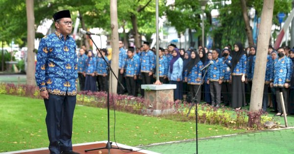 Kepala Kesbangpol Makassar Hadiri Upacara Hari Korpri Ke-53