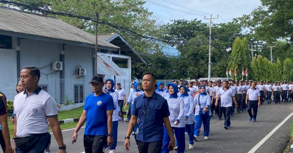 Kesbangpol Hadiri Kegiatan Olahraga Bersama Wakil Gubernur AAL dan Taruna AAL