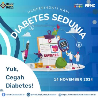 Dirut RSUD Daya Ajak Masyarakat Cek Gula Darah di Hari Diabetes Sedunia