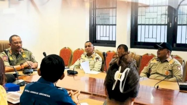 Plt. Kasatpol PP Kota Makassar Terima Kunjungan Studi Banding Satpol PP Provinsi Bali