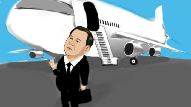 Karikatur Presiden Prabowo Subianto (Dodi/harian.news)