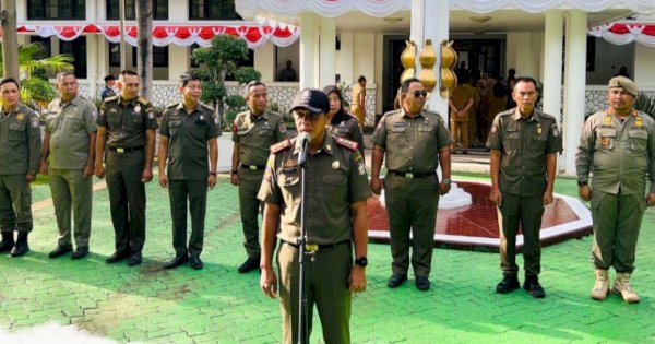 Apel Pagi Satpol PP Kota Makassar Tekankan Profesionalisme dan Kedispilinan