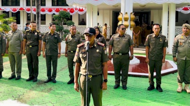 Apel Pagi Satpol PP Kota Makassar Tekankan Profesionalisme dan Kedispilinan