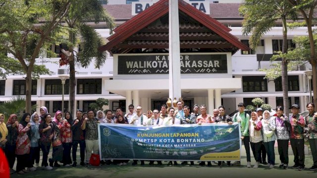 Penerimaan Audiensi DPMPTSP Kota Bontang di Kota Makassar