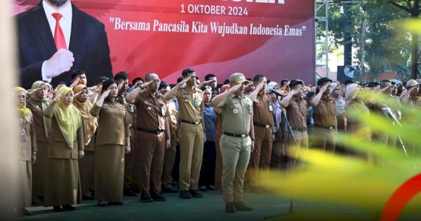 Helmy Budiman Ikuti Upacara Hari Kesaktian Pancasila dan Deklarasi Netralitas ASN