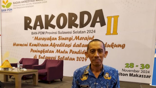 Kepala Dinas Pendidikan Kabupaten Maros, Drs. Andi Patiroi, M.Si