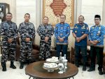 Silaturahmi Hangat, Wali Kota Danny Pomanto Sambut Danlantamal VI Baru