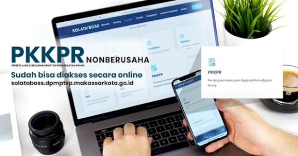 Mulai 14 November, Layanan PKKPR Nonberusaha DPMPTSP Kota Makassar Bisa Diakses Secara Online