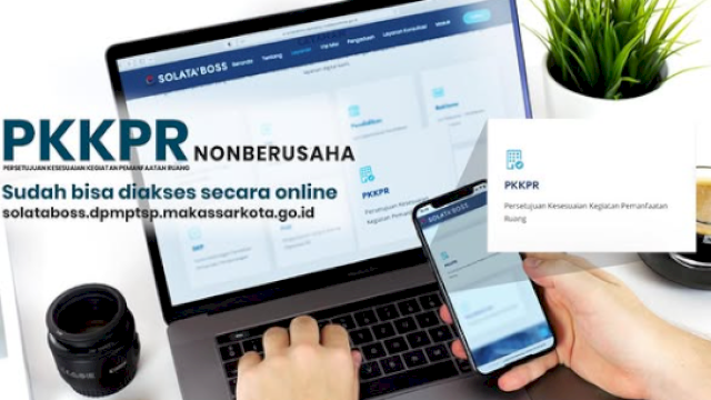 Mulai 14 November, Layanan PKKPR Nonberusaha DPMPTSP Kota Makassar Bisa Diakses Secara Online
