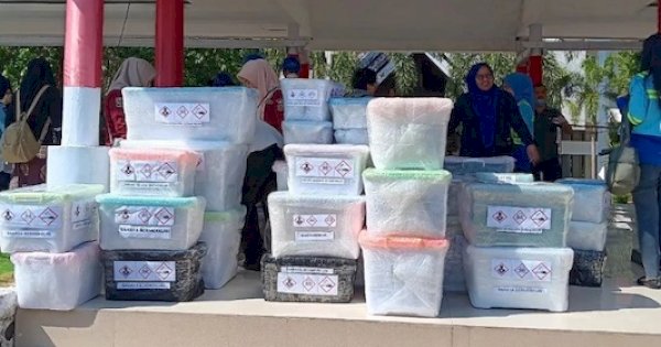 Dinkes Makassar Ikuti Penarikan Aset Alat Kesehatan Bermerkuri di Dinkes Sulsel