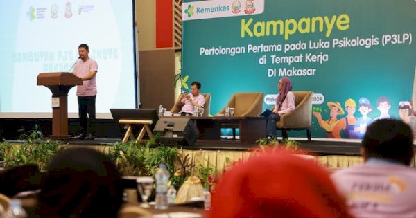 Dinkes Makassar Ikut Kampanye Pertolongan Pertama Luka Psikologis Kemenkes RI
