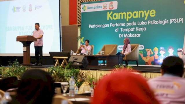 Dinkes Makassar Ikut Kampanye Pertolongan Pertama Luka Psikologis Kemenkes RI
