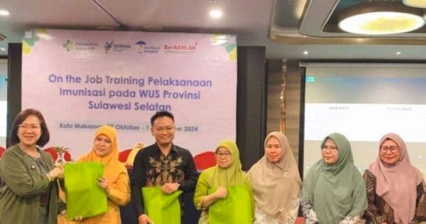 Puskesmas Tamalate Masuk 3 Besar dalam On the Job Training Imunisasi WUS Tingkat Sulawesi Selatan