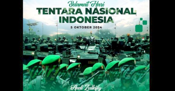 Kepala Bappeda Makassar, Zulkifli Nanda, Sampaikan Ucapan Selamat HUT ke-79 TNI