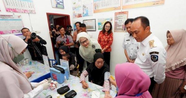 Kadis Sosial Hadiri Launching Posyandu Era Baru di Kelurahan Pannampu