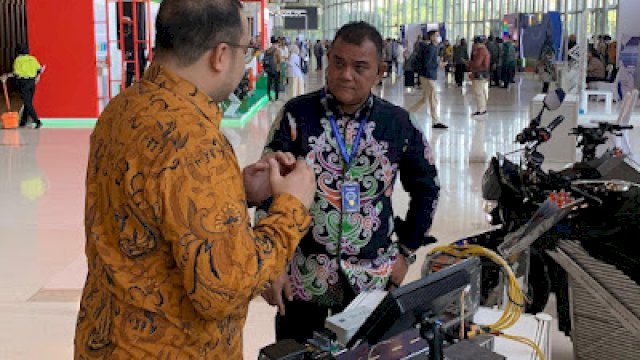 Pj Bupati Sinjai, TR Fahsul Falah, saat menghadiri Temu Bisnis P3DN VIII di ICE BSD Tangerang bersama pelaku usaha dan pejabat pemerintah, Selasa (17/9/2024). ||Ist 