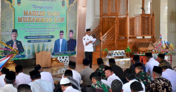 Meriahkan Maulid Nabi, Pj Bupati Sinjai Ajak Masyarakat Jaga Kedamaian