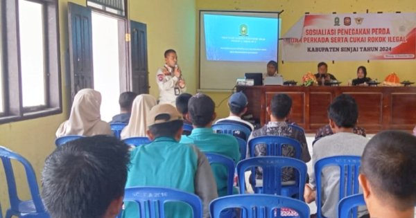 Pemkab Sosialisasikan Penegakan Perda Cukai Rokok Ilegal di Sinjai Borong