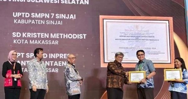 Dua Sekolah di Sinjai Raih Penghargaan Bergengsi Adiwiyata Nasional 2024