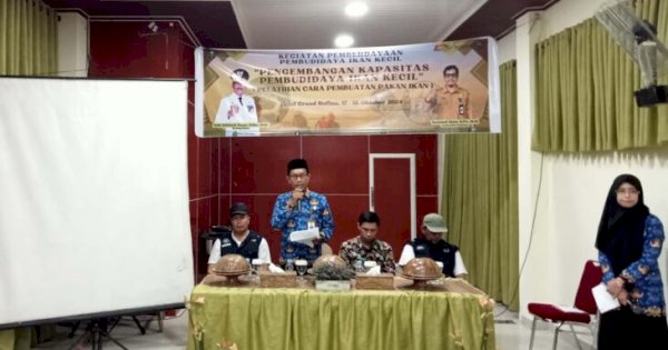 Dinas Perikanan Sinjai Gelar Pelatihan Budidaya Ikan
