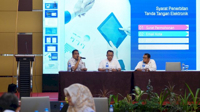 Diskominfo Makassar Dorong Optimalisasi TTE melalui Bimtek Aplikasi Srikandi