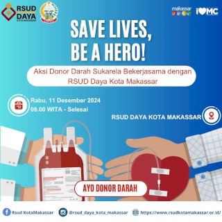 Peduli Sesama, RSUD Daya Makassar Ajak Aksi Donor Darah