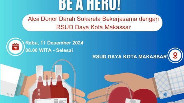 Peduli Sesama, RSUD Daya Makassar Ajak Aksi Donor Darah