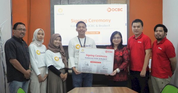 Kolaborasi Strategis OCBC dan BroilerX, Dorong Inovasi di Sektor Peternakan